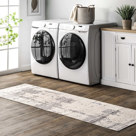 Nuloom Ariana Machine Washable Abstract Area Rug 2ft 6in x 8ft HJAU08A-2608
